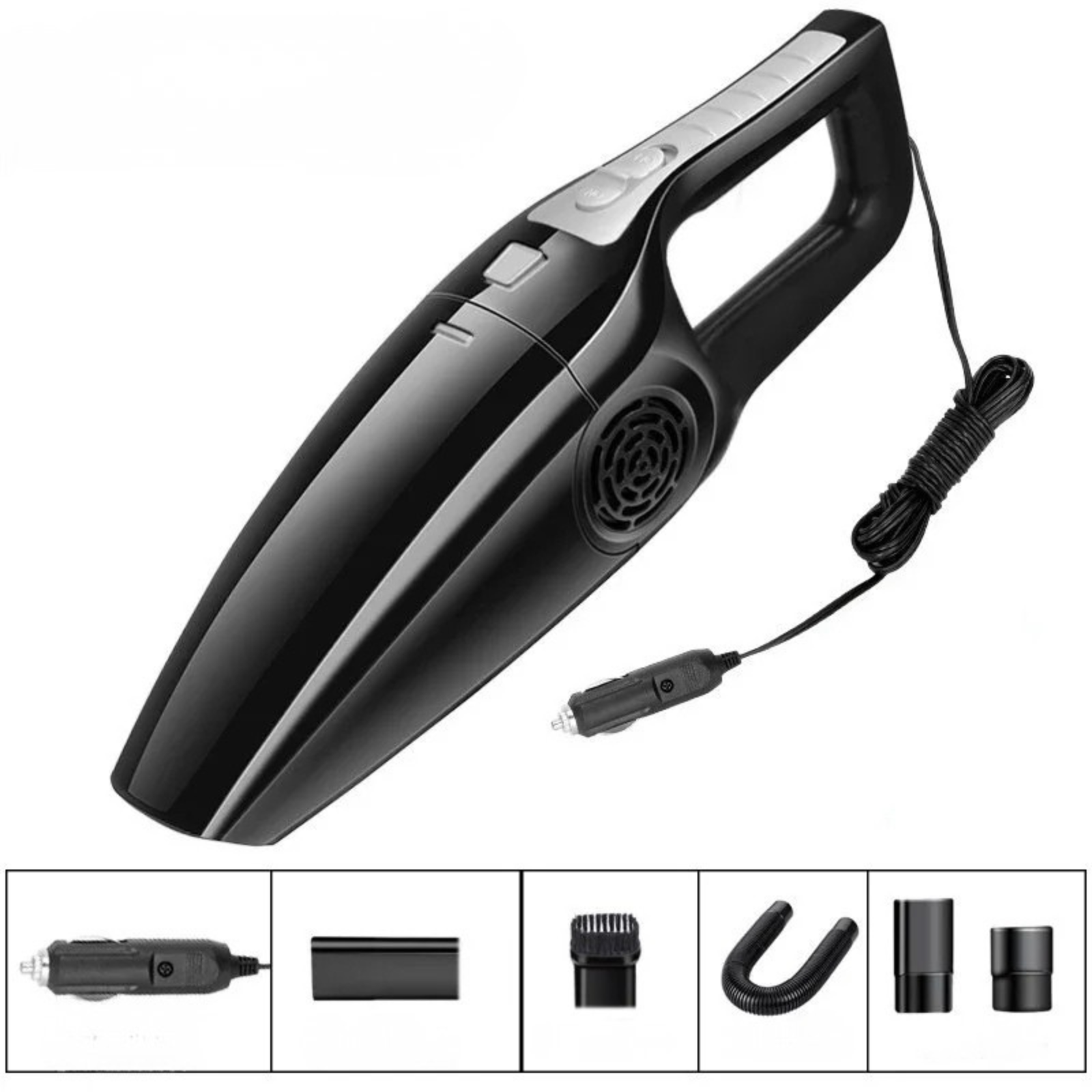 120W Car Vacuum Cleaner Wet Dry Strong Suction Portable Auto Interior Clean